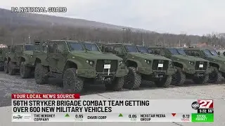 56th Stryker Brigade combat team gets over 600 new vehicles