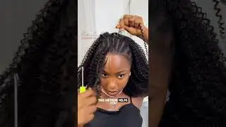 How to install & style @betterlength  lightweight Feather-Lite crochet human hair extensions