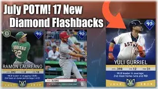 HUGE July POTM Reveal! 17 New Diamond Flashbacks! 97 Yuli Gurriel! MLB The Show 19 Diamond Dynasty