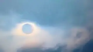 Eclipse in daylight