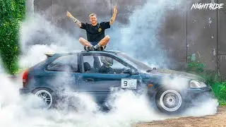 Modifying our 3 Honda Civics and CELEBRATING 1 000 000 SUBSCRIBERS