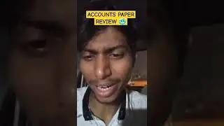 ACCOUNTS PAPER REVIEW 🥶 - CA FOUNDATION JAN 25 ATTEMPT #cafoundation