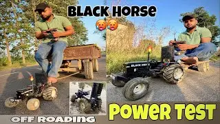 Power Test Black Horse | Off roading | Mini Rc Tractor | Challenge | Power Test @INDIAN_TOY_HUB 
