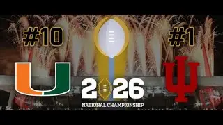 CFP National Championship reaction  Indiana vs Miami 🏈🏟️🏆