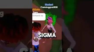 ACTING Like A SIGMA On ROBLOX… #roblox #robloxfunny #shorts