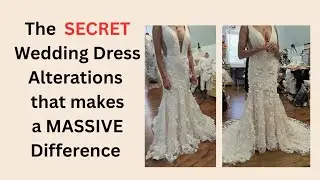 The SECRET Wedding Dress Alterations that Make a MASSIVE Difference (Bridal DIY)