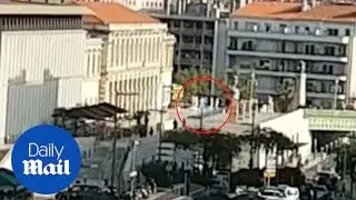 Forensics on the scene as they react to Marseille knife attack - Daily Mail