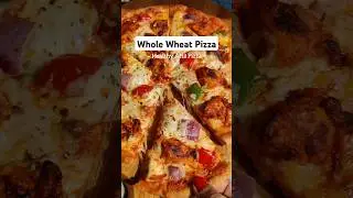 Whole Wheat Pizza Recipe 👆💫😍 #shorts #youtubeshorts #ytshorts #shortsfeed #shortsvideo
