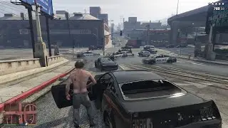 I don't care anymore - Phil collins - grand theft auto 5 police chase
