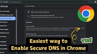 How to Fix Enable Secure DNS in Chrome (2026 Guide) ?