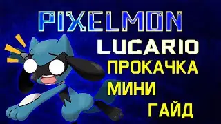 PIXELMON | 1.7.10 | 1.12.2 | Как прокачать покемона - Lucario!