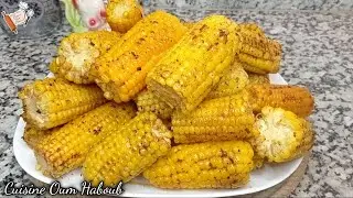 قطانيا أو عبيدية 🌽🌽🌽 بطريقة جديدة مفوّحة و طريّة زبدة تعجب الصغار و الكبار maïs épicée 