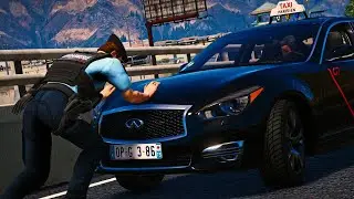 JE COMMENCE UNE AVENTURE GTA 5 RP #5 | voiture en PANNE sur l'autoroute + COURSE poursuite