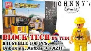 Block Tech Baustelle-Set - Klemmbausteine aus dem TEDI  Unboxing, Aufbau + FAZIT