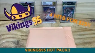 Reviewing Vikings 95&rsquo;s eBay mystery hot packs!! Honest Review! 4 hits!