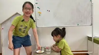 Acellus science - lab: dancing raisins/mixing liquids and solids (Elsa)