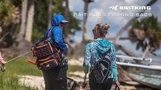 KastKing Bait Boss Fishing Tackle Backpack with Rod Holders