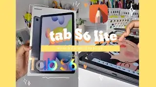 Tab S6 Lite | Unboxing  + App Sketchbook Arte rápida