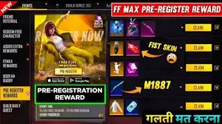 Free Fire Max Pre-Registration Free Reward 🔥 After Free Fire Ban | New Event FF Max | Headshot Trick