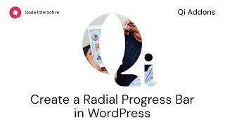 How to Make a Radial Progress Bar using Elementor Addons in WordPress