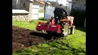 kubota b1502 avec rotovator