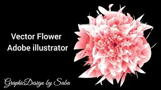 Vector flower in illustrator #graphicdesigning #adobeillustrator #vectorart #vectorillustration