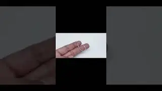 Genuine Diamond fish hook pandent