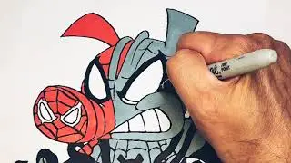 Coloring pages | Spider-Ham Venom | asmr