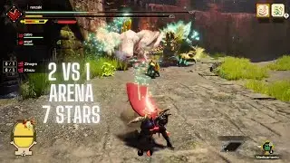 Monster Hunter Rise - 7⭐: &iexcl;Enfrentando a Khezu y Zinogre en la Arena! Con Catire, &Aacute;ngel #MHR