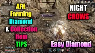 Night Crows AFK Farming Diamond & Collection Item TIPS