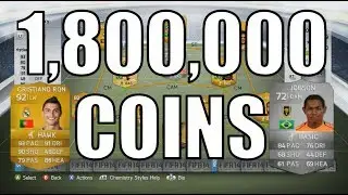 FIFA 14 | 1,800,000 COIN SQUAD BUILDER! (ft. Ronaldo!)
