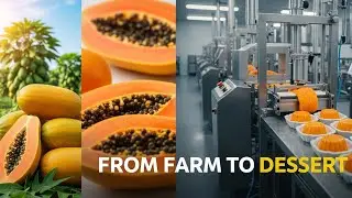 Inside a Modern Papaya Factory | From Farm to Dessert