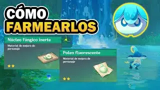 🍄COMO FARMEAR: ESPORA FUNGICA, POLEN FLUORESCENTE | GENSHIN IMPACT SUMERU | RUTA DE FARMEO