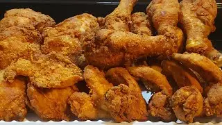 HOW TO MAKE GARLIC CHICKEN (DEEP FRIED IN CANOLA OIL)