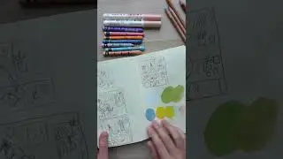 Sketchbook tour, doing Domestika course #sketchbooktour