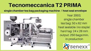 Tecnomeccanica T2 Prima single chamber tea bag machine