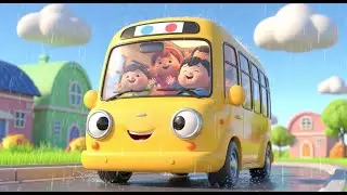 The Rainy Bus Keeps Rolling 🌧️🚌 | A Fun Weather Song for Kids