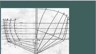 Maxsurf Tutorial 1 :  Creating Hull form from existing lines plan