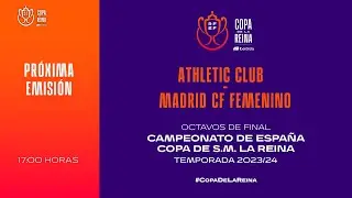🚨DIRECTO🚨 Athletic Club - Madrid CFF Femenino | 🔴 RFEF