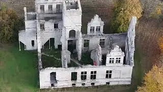 Ungru loss pilvepiirilt #estonia #travel #castle #ruins #drone #history