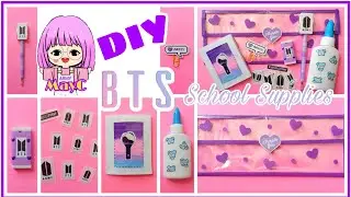 DIY BTS SCHOOL SUPPLIES💜 Easy & Inexpensive DIY/ ARMY MayC/ Philippines🇵🇭