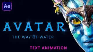 Avatar Intro Text Animation | After Effects | Tutorial | DEC FOX