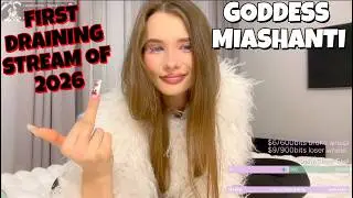 Goddess Miashanti | First Draining Stream of 2026 | 07 Jan 2026