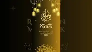 Ramadan Mubarak Greetings | Beautiful Arabic & English Wishes 2025 🌙✨#RamadanKareem #RamzanMubarak