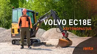 Käytönopastus Volvo EC18E | Renta Suomi