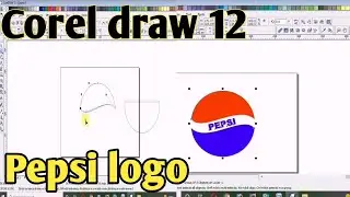Pepsi logo in corel draw |Pepsi logo| corel draw 12 in Pepsi logo