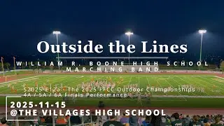 S25-E12a 2025-11-15-FFCC OUTDOOR FINALS - Outside the Lines - Boone High School Marching Band