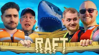6 MÄNNER AUF EINEM FLOß! Wir ÜBERLEBEN auf dem OFFENEN MEER! | DAS ERSTE MAL RAFT | UNCUT