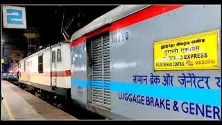 Chennai to Madurai by Duronto Express | Train Journey via Salem with Karur, Namakkal, Dindigul Skip