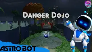 Astro Bot - Danger Dojo -All Bots & Puzzle Pieces PS5 Gameplay